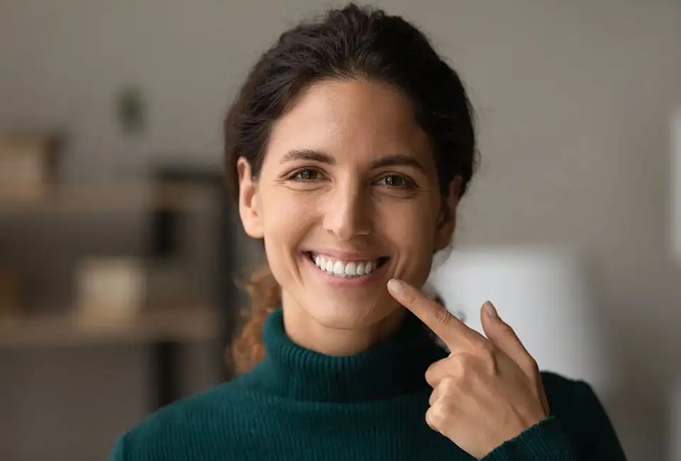 Patient smiling after cosmetic dentistry treatment in Cameron Park, CA