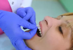 Patient Getting Dental Veneers in Cameron Park, CA